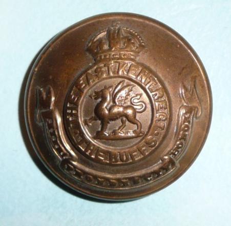 The Buffs ( East Kent ) Regiment Large Officers Brass Button ( 3rd Foot)
