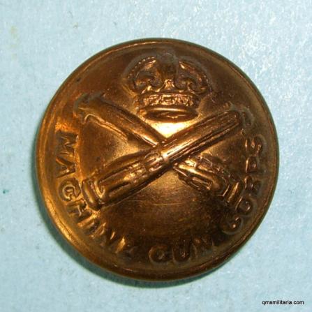 WW1 Machine Gun Corps MGC Officers Medium Brass Button
