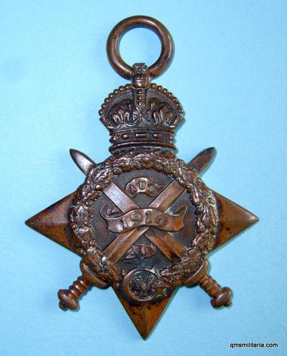 1914 Star to British Red Cross Society & order of St John of Jerusalem - E.J.P. Woollcombe