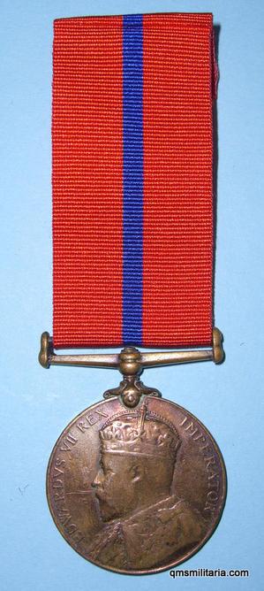 Bronze Coronation (Police) Medal 1902 - K Division, Met Police