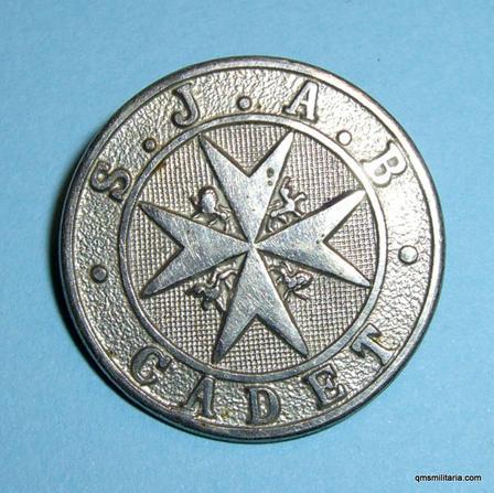 St John Ambulance Brigade Cadet Pin Badge (white metal)