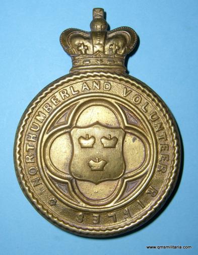 1st  ( Tynemouth ) Corps Northumberland Rifle Volunteers Shoulder Belt Plate