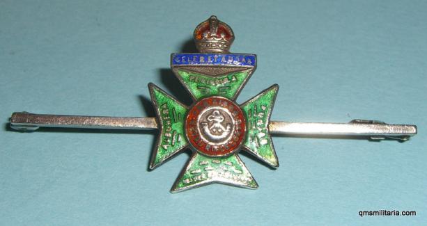 King's Royal Rifle Corps KRRC Sweetheart Badge Pin Brooch