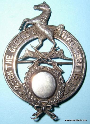 2nd Battalion Royal West Kent Regiment Silver Shooting Award Badge