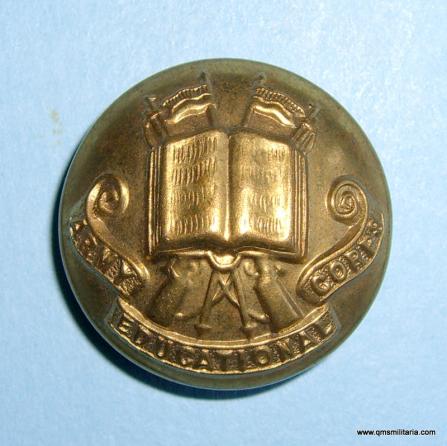 Army Education Corps Officers Large Pattern Brass Button