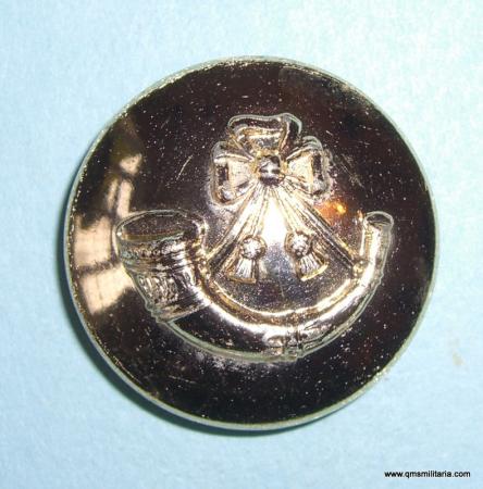 The Light Infantry Anodised Aluminum  AA Large Pattern Gilt Coloured Button