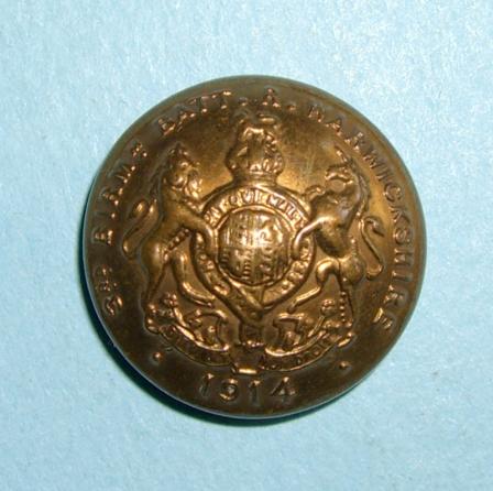 Scarce WW1 3rd Birmingham ( Pals ) Battalion Royal Warwickshire Regiment Other Rank's Medium Brass Button