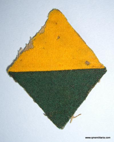 South African WW2 Flash - 1st Infantry Division Formation sign / Pagri flash