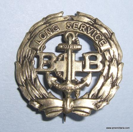 The Boys' Brigade 1927-1968 Long Service Silver Plated Badge