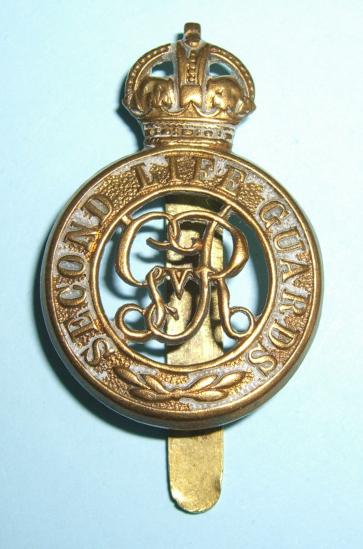 2nd Life Guards GV Other Ranks Brass Cap Badge
