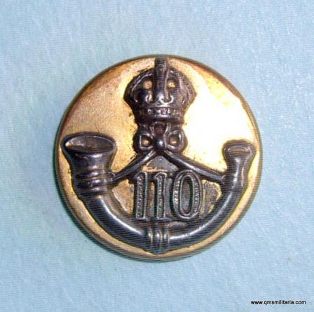 Indian Army  - 110th Mahrattas Light Infantry Officers Mess Dress Button, pre 1902 - 1922