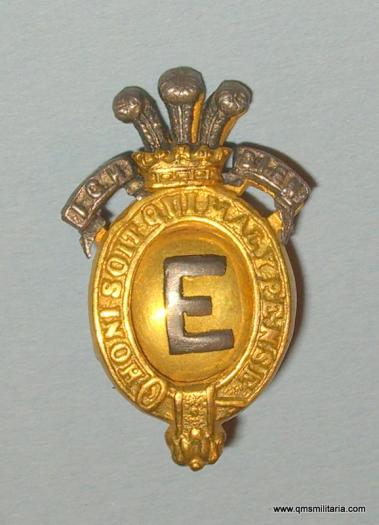 Exceedingly Rare Aide-de-camp Officer's Silver and Gilt Collar Badge - Denoting a member of the personal staff of Edward, Prince of Wales, Made for the Royal Tour to India & Burma  in 1921 - 22
