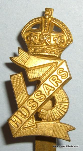 The 13th Hussars Pattern Other Rank's Brass Cap Badge (Type 2)