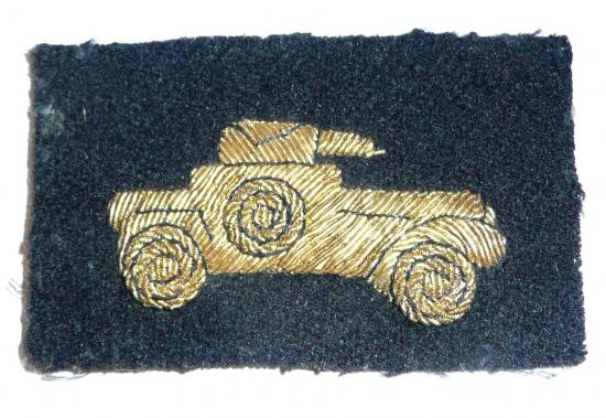 12th Lancers Armoured Car crewman / 1st Class Tradesmans Armoured Car Bullion Arm Badge