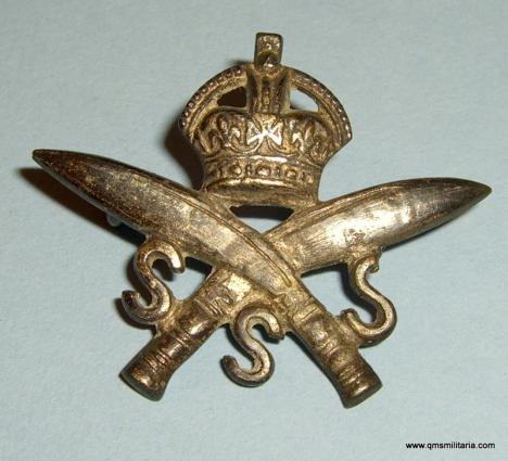 Burma  - Southern Shan States ( SSS ) Military Police Cap Badge, 1904 - 1942