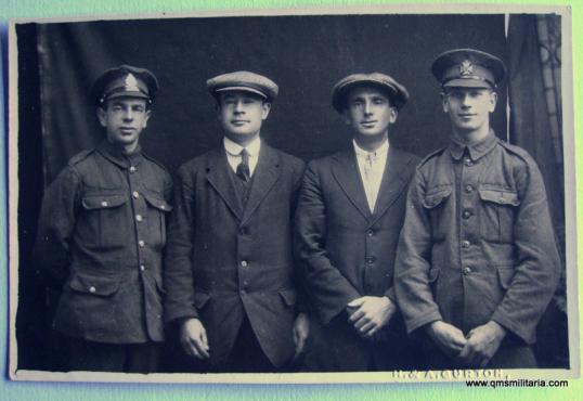 Original WW1 Black & White Postcard - Kings Royal Rifle Corps ( KRRC ) plus others
