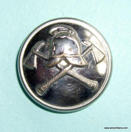 Fire Service Large Pattern Chrome Button