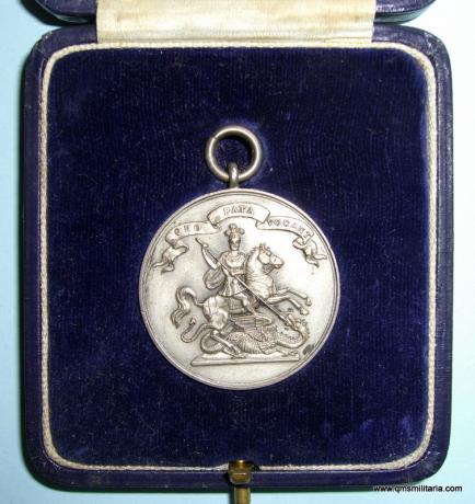 Northumberland Fusiliers Sports Medallion in Case of Issue