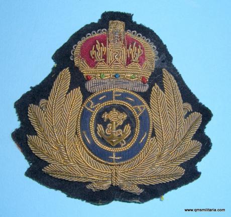 WW2 Royal Fleet Auxiliary ( RFA ) Officer's Large Cap Badge
