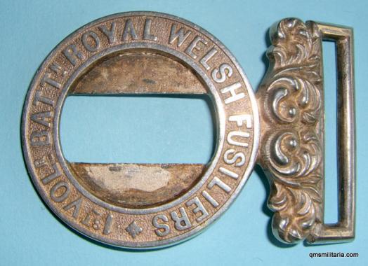 1st Volunteer Battalion Royal Welsh Fusiliers Officers Waist Belt Clasp (WBC) - one part only