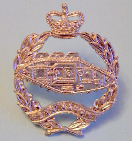 Royal Tank Regiment Anodised Aluminium aa Cap Badge - J.R. Gaunt London