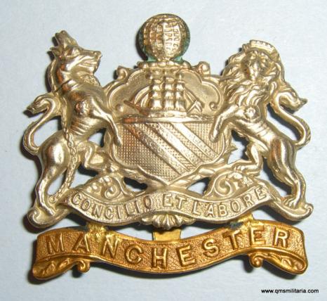 WW1 Manchester Regiment Bi-metal Cap Badge