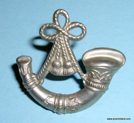 Volunteer Battalion White Metal Bugle - Right Facing, pre 1908