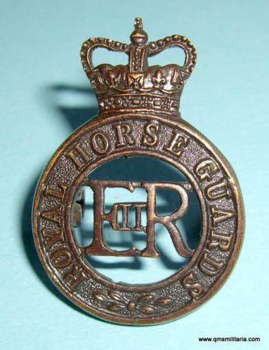 QEII Bronze Royal Horse Guards ( RHG ) Cap Badge, pre 1970