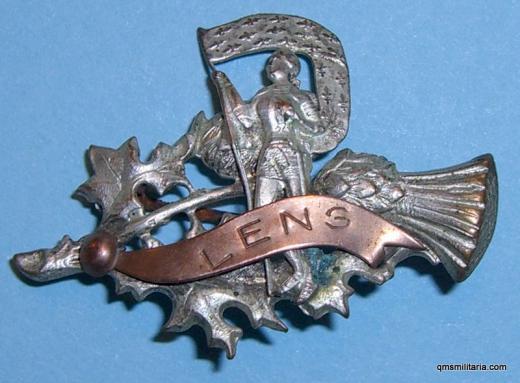 WW1 French Lens Battle Town Sweetheart Brooch Pin Badge -  - Joan D'Arc