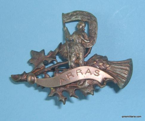WW1 Souvenir Arras FrenchTown Battle Pin Brooch Badge - Joan D'Arc