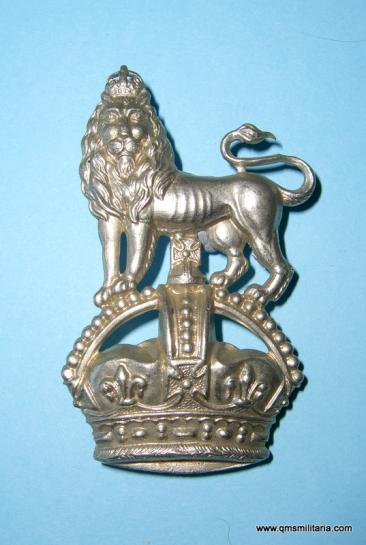 1st Royal Dragoons OR 15th / 19th Kings Own Hussars NCO's white metal Arm Badge