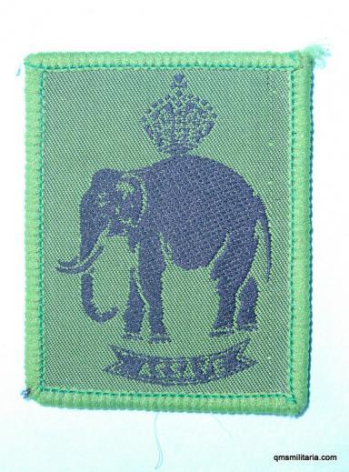 10th Assaye Battery Air Defence Royal Regiment of Artillery cloth formation flash / sign - Gulf War 1990 - 1991