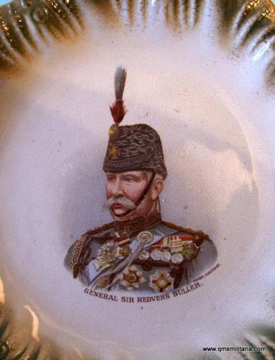 Boer War Vintage Decorative Ceramic Plate depicting General Buller