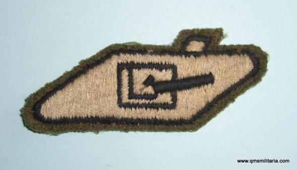 Khaki Dress Royal Tank Corps ( RTC ) Arm Badge