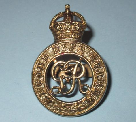 2nd Life Guards GV Other Ranks Brass Cap Badge