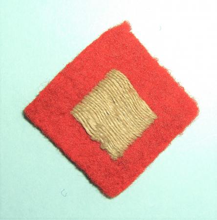 WW2 42nd ( East Lancashire ) Division 1st Pattern Embroidered Cloth Formation Sign