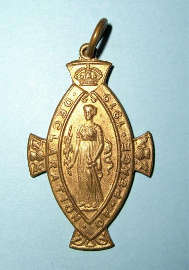 WW1 Glasgow Corporation Peace Medal 1919