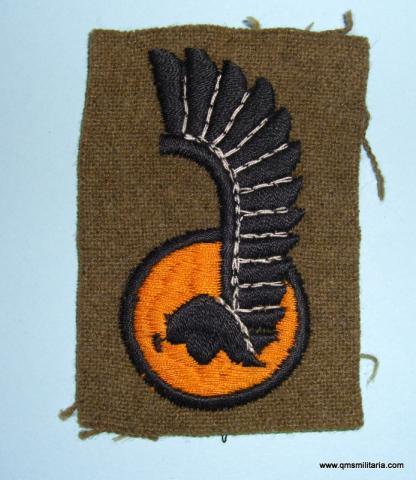 Normandy D - Day 6th June 1944 - 1st Polish Armoured Division Embroidered Formation Sign