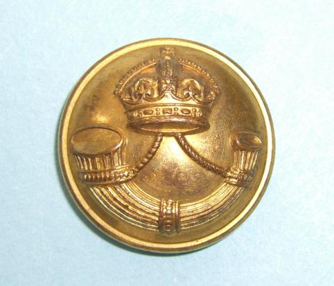 Durham Light Infantry ( DLI ) Large Officers Gilt Button ( 68th & 106th LI)