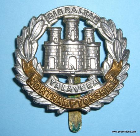 The Northamptonshire Regiment Bi-Metal Cap Badge