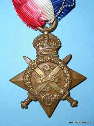 1914 Star to Corps of Mechanical Transport, Army Service Corps ( ASC ) - Alfred Watson