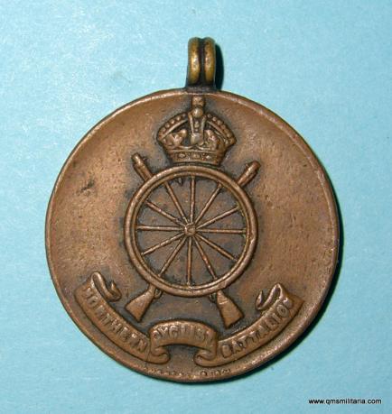 WW1 Northern Cyclists Battalion ( NCB ) (affiliated to the Northumberland Fusiliers ) Boxing Medallion Medal Fob