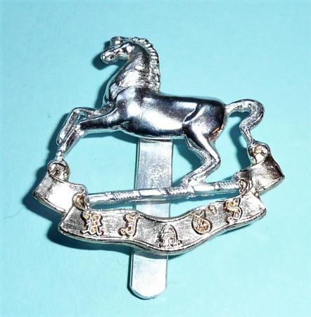 The King's Regiment ( Liverpool ) AA Anodised Bi-Colour Beret Badge - Firmin