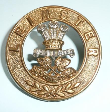 Irish Leinster ( Royal Canadians) Regiment Bi-metal Helmet Plate Centre (HPC) 