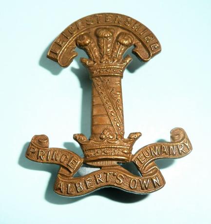 1st /1st Leicestershire ( Prince Albert 's Own ) Yeomanry Gilding Metal Cap Badge, 1916 - 1922 only