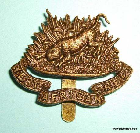 West African Regiment Bronzed Brass Other Rank 's Cap Badge