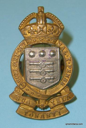 Royal Army Ordnance Corps ( RAOC ) Officer's Silver & Gilt Cap Badge, 1949 - 1953