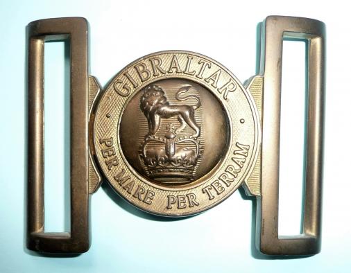 Royal Marines ( RM)  Other Ranks Brass Waist Belt Clasp ( WBC), QEII issue