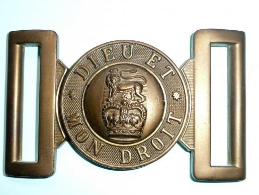British Army Universal Pattern Other Ranks Brass Waist Belt Clasp ( WBC) - QEII issue