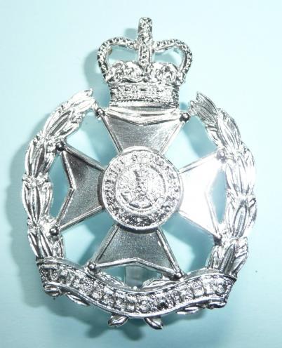 The Leeds Rifles Anodised Silver Coloured Cap Badge